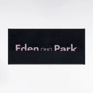 Drap de plage en coton éponge marine jacquard Eden Park rose