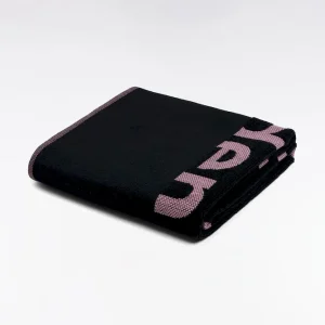 Alternative view of Drap de plage en coton éponge marine jacquard Eden Park rose