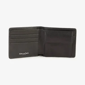 Alternative view of Portefeuille format italien en cuir noir