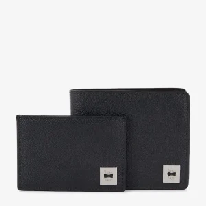 Porte carte et portefeuille format italien bleu marine