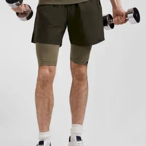 Cycliste de sport stretch kaki