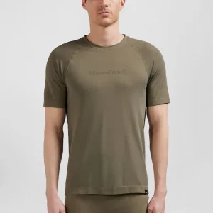 Alternative view of T-shirt de sport manches courtes à détails cerclés kaki