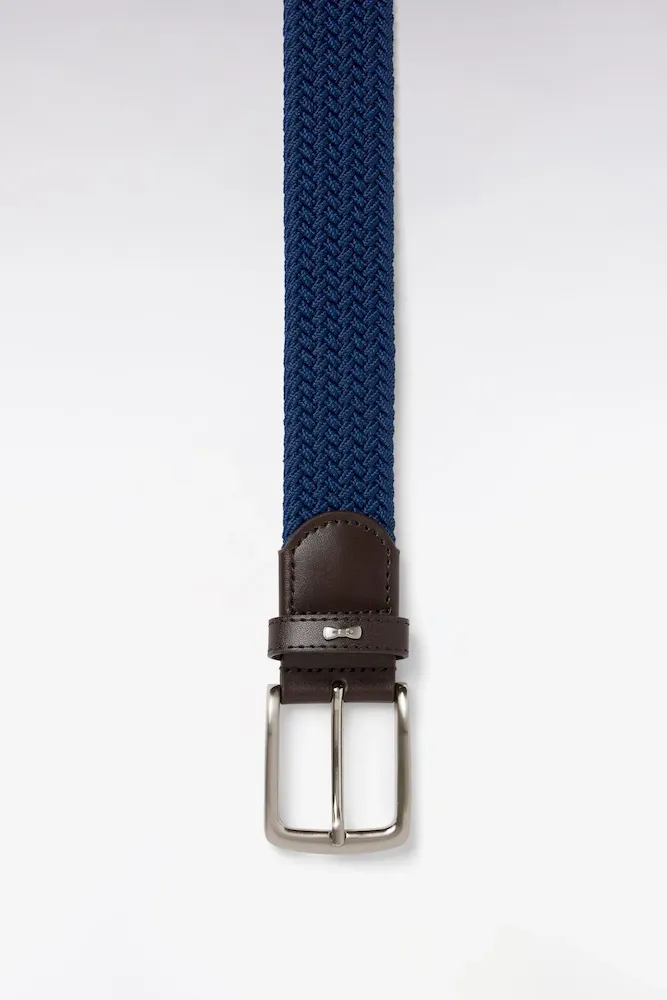 Ceinture Textile élastiquée Marine
