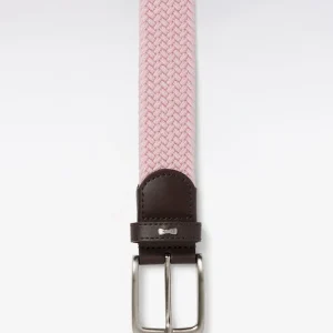 Alternative view of Ceinture textile élastiquée rose
