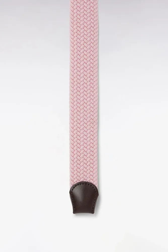 Ceinture textile élastiquée rose – Bild 3
