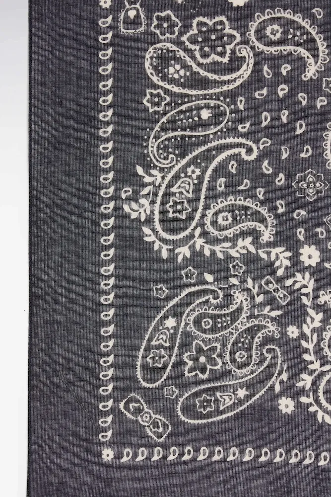 Foulard En Coton Marine