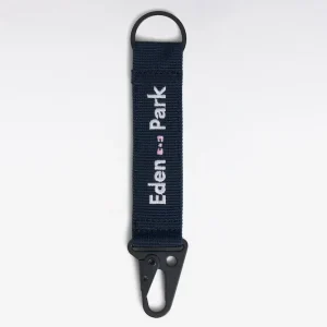 Porte-clés sangle marine logo Eden Park