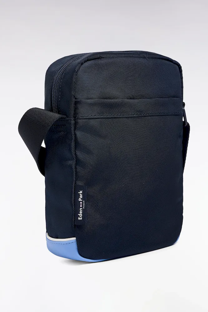 Sacoche bimatière marine colorblock – Bild 2