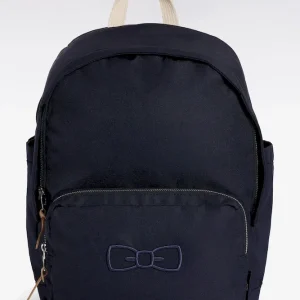 Sac à dos marine à détails de cordage