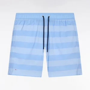 Alternative view of Maillot de bain à rayures bleu ciel