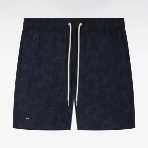 Alternative view of Maillot de bain marine à imprimé tropical