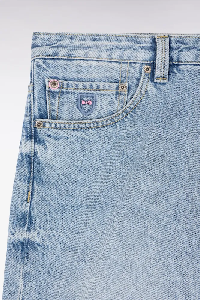 Bermuda Super Reg en denim stone bleach foncé – Bild 6