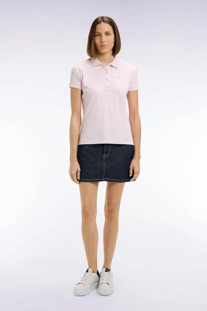 Jupe courte droite en denim brut – Bild 3