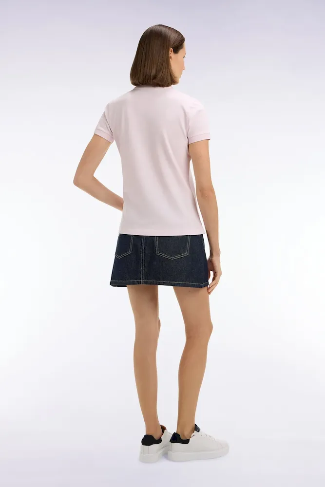 Jupe courte droite en denim brut – Bild 5