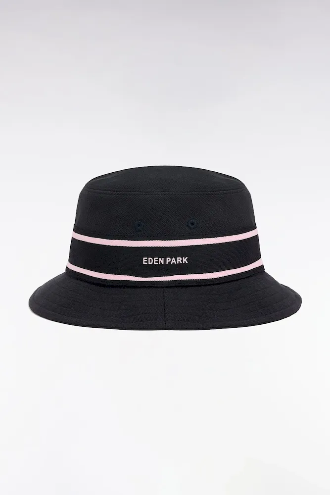 Bob en piqué de coton marine ruban Eden Park