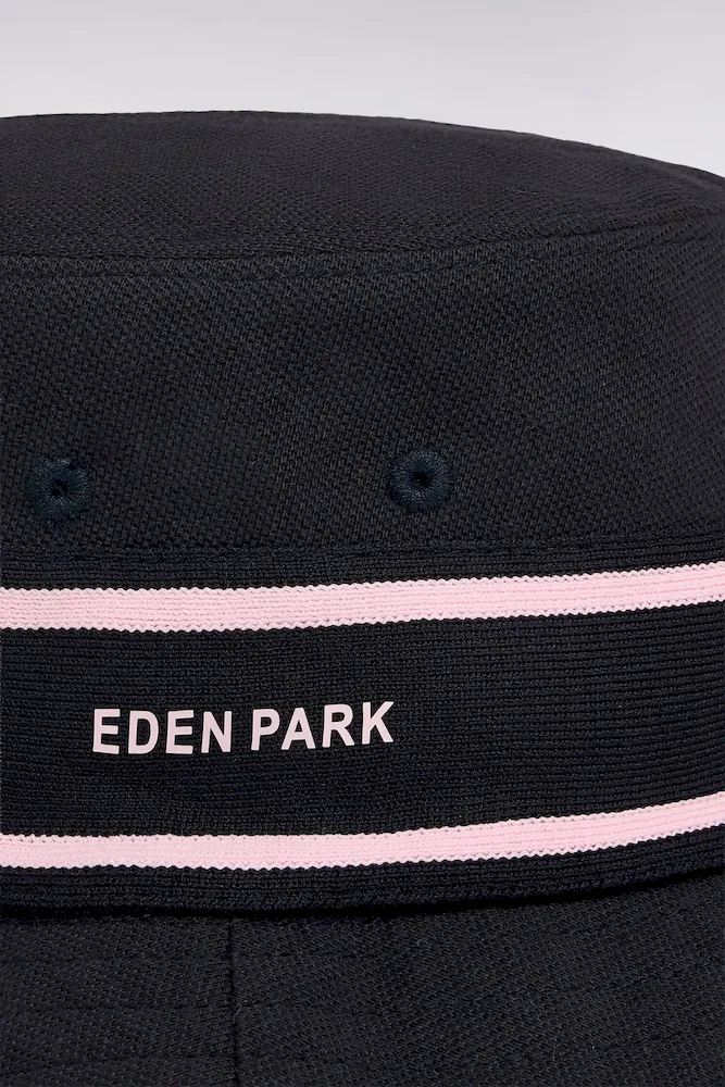 Bob en piqué de coton marine ruban Eden Park – Bild 2