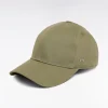 Casquette en twill de coton stretch beige