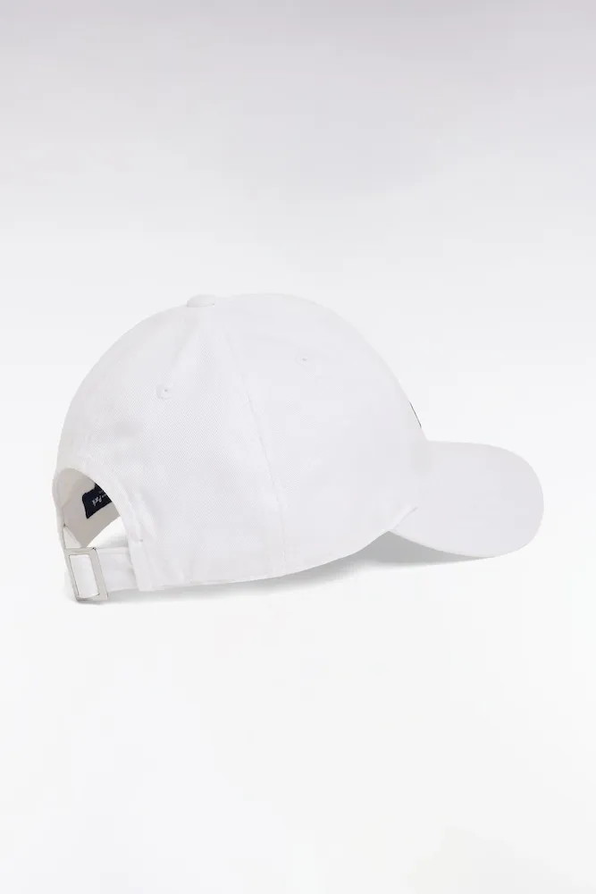 Casquette En Twill De Coton Blanc Broderie Eden Park