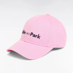 Casquette en twill de coton rose broderie Eden Park
