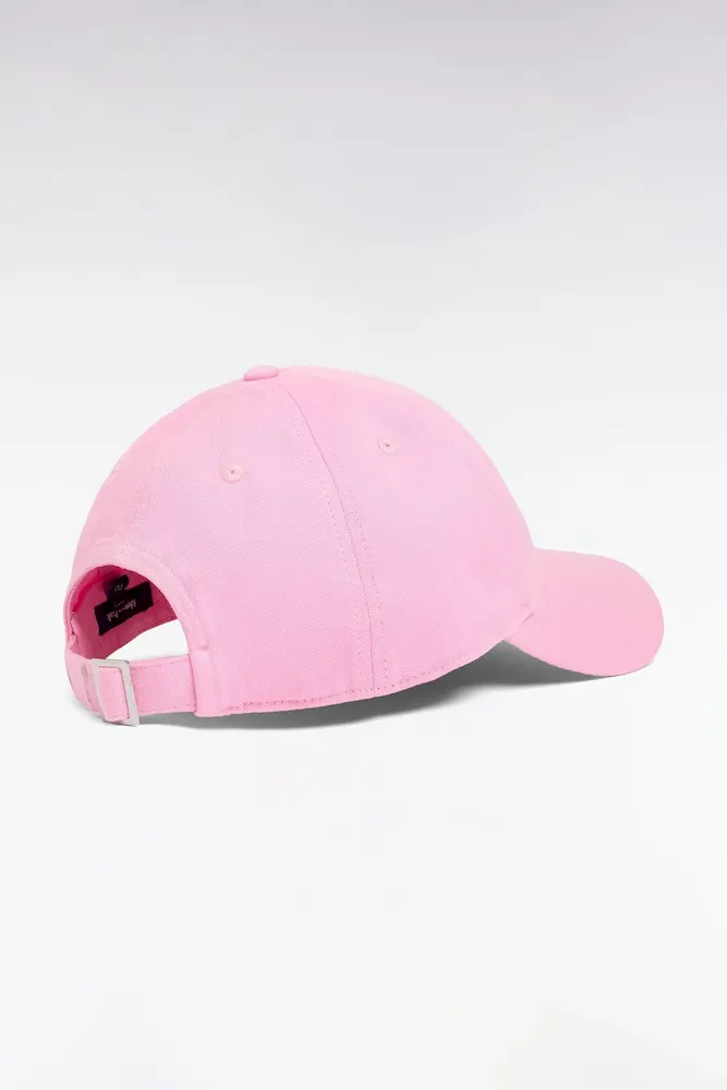 Casquette En Twill De Coton Rose Broderie Eden Park