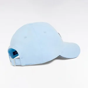 Alternative view of Casquette en coton ciel broderie nœud papillon rose