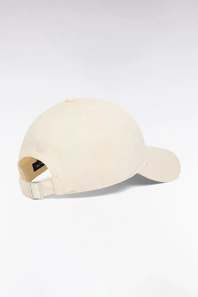 Casquette En Twill De Coton écru Broderie Initiales EP