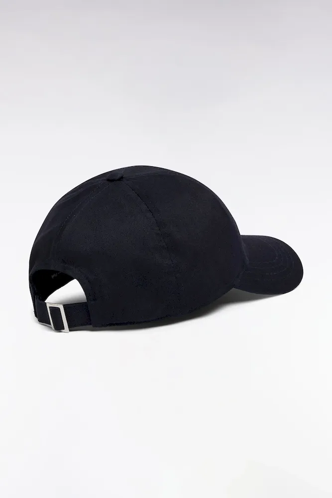 Casquette En Twill De Coton Marine Broderie Initiales EP