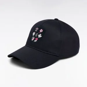 Casquette en twill de coton marine écusson 6 Nations