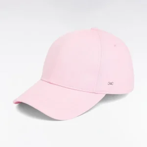 Casquette unie en coton rose