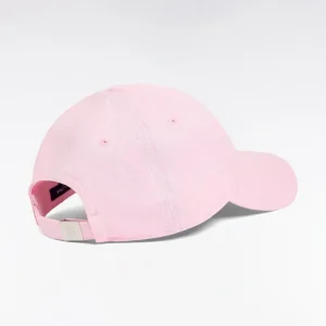Alternative view of Casquette unie en coton rose