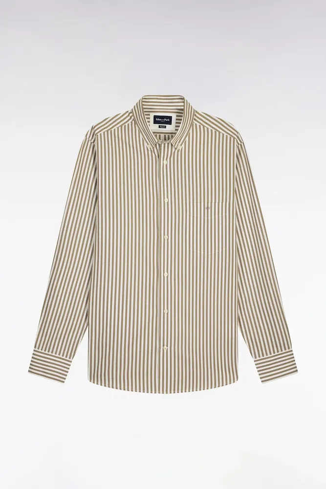 Chemise En Coton Ciel à Rayures Bâtons