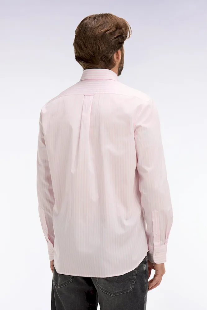 Chemise en coton rose à rayures bâtons – Bild 5