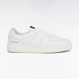Sneakers en cuir blanc