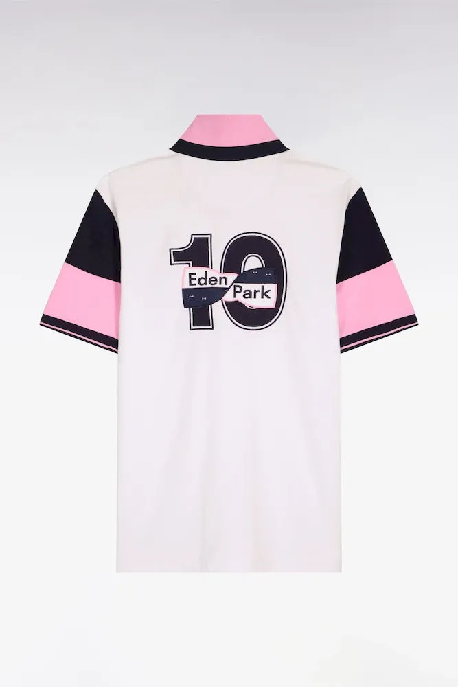 Maillot à Manches Courtes En Coton Blanc Coupe Regular