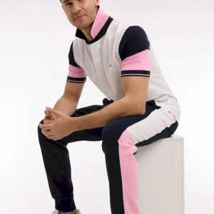 Maillot à manches courtes en coton blanc coupe regular