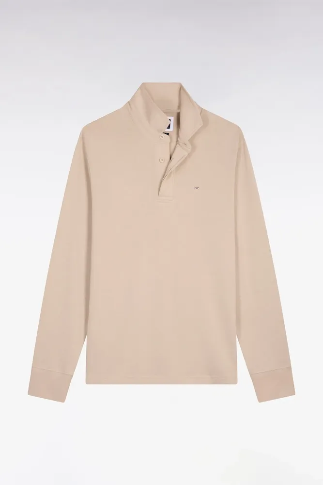 Maillot à Manches Longues En Coton Pima Beige