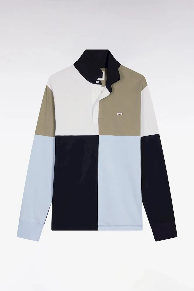 Maillot à Manches Longues En Coton Ciel Croisé