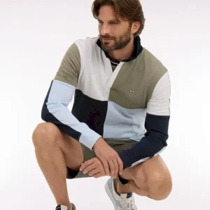 Maillot à manches longues en coton ciel croisé