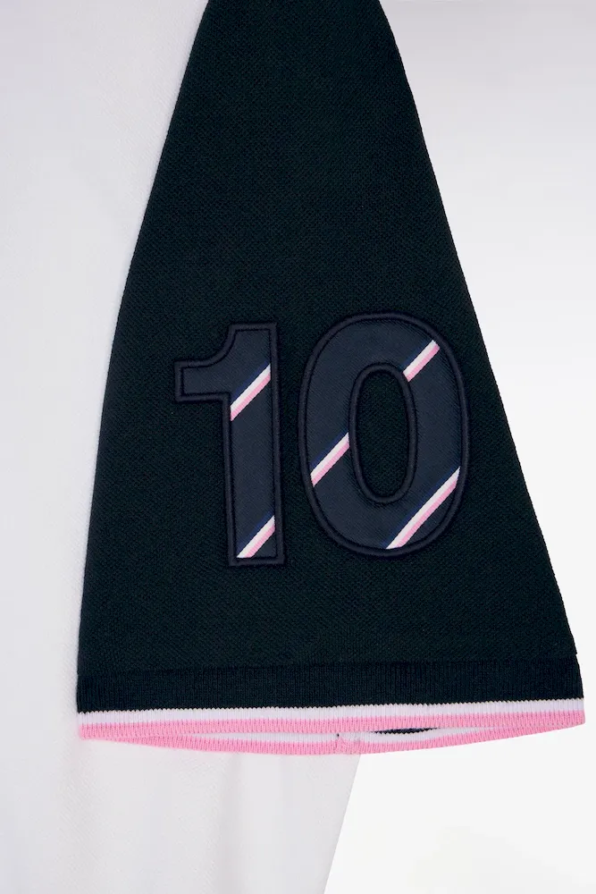 Polo à manches courtes XV de France en piqué coton blanc France – Bild 6