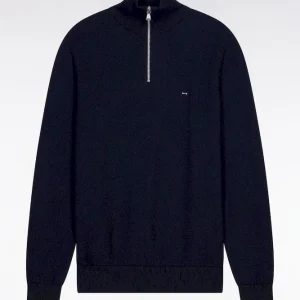 Alternative view of Pull col camionneur en coton marine