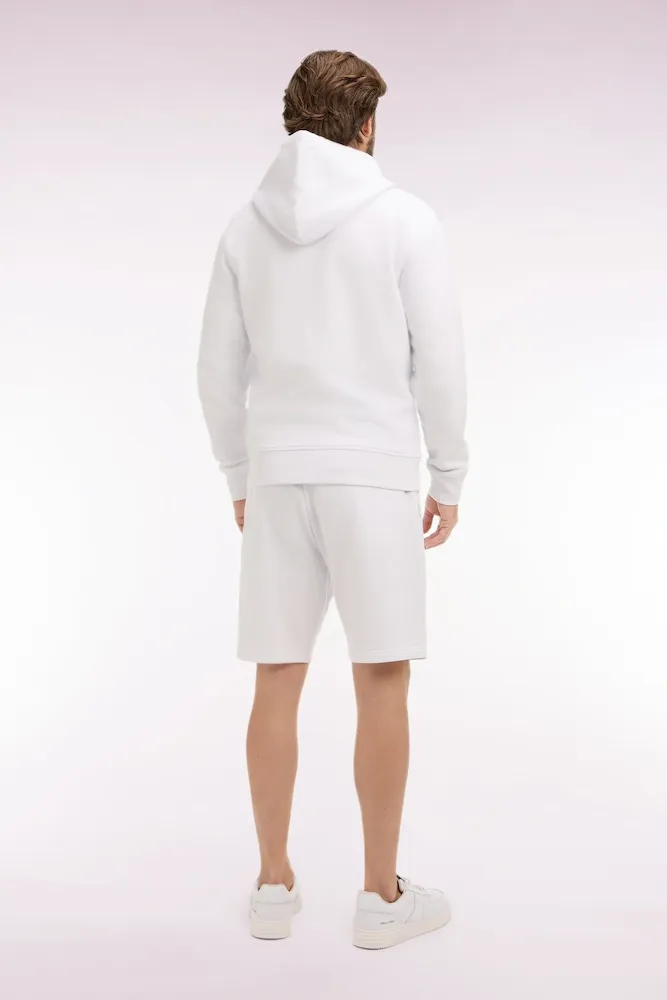 Short en molleton coton blanc – Bild 5