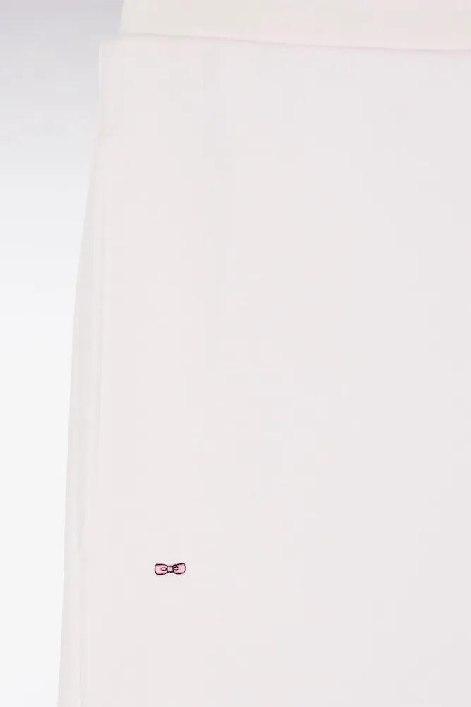 Short en molleton coton blanc – Bild 6