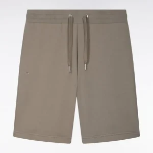 Alternative view of Short en molleton coton kaki