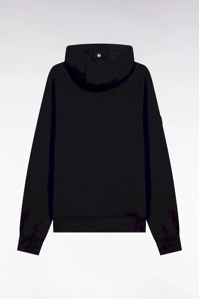 Sweatshirt Zippé XV De France à Capuche En Molleton à Parmenture Matelassée Marine Coupe Regular