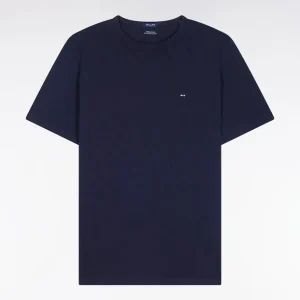 Alternative view of T-shirt à manches courtes en jersey de coton slub marine coupe regular