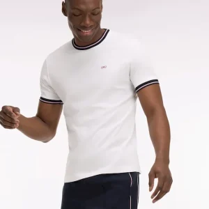 T-shirt à manches courtes en coton blanc