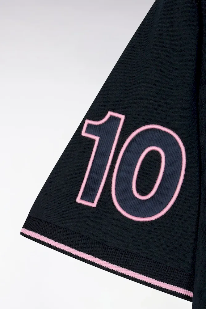 T-shirt à manches courtes en coton marine – Bild 6