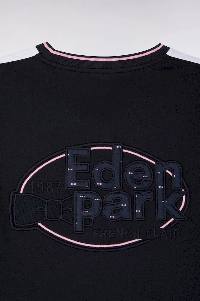 T-shirt à manches courtes en bicolore blanc et marine coupe regular – Bild 6