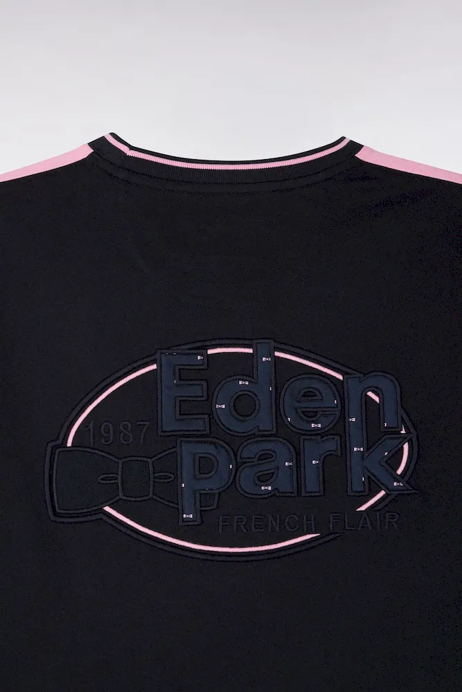 T-shirt à manches courtes en bicolore rose et marine coupe regular – Bild 6