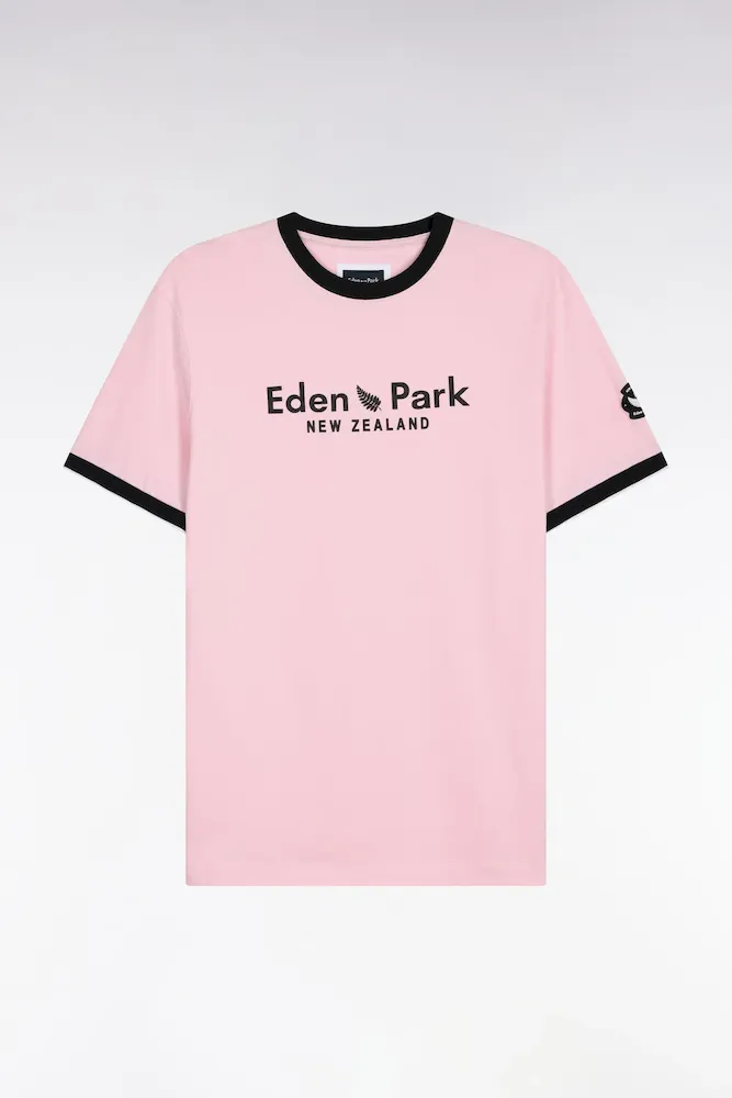 T-shirt à manches courtes New Zealand en coton rose coupe regular – Bild 2